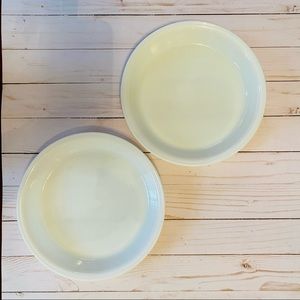 Pyrex Milk Glass Pie Plate 10” Round Vintage #209